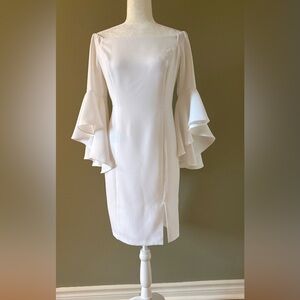 Elegant White Off-Shoulder Dress